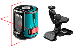 KRAFTOOL CL 20 #5 нивелир лазерный, 20 м, IP54,, точн. +/-0,2 мм/м, держатель, в кейcе