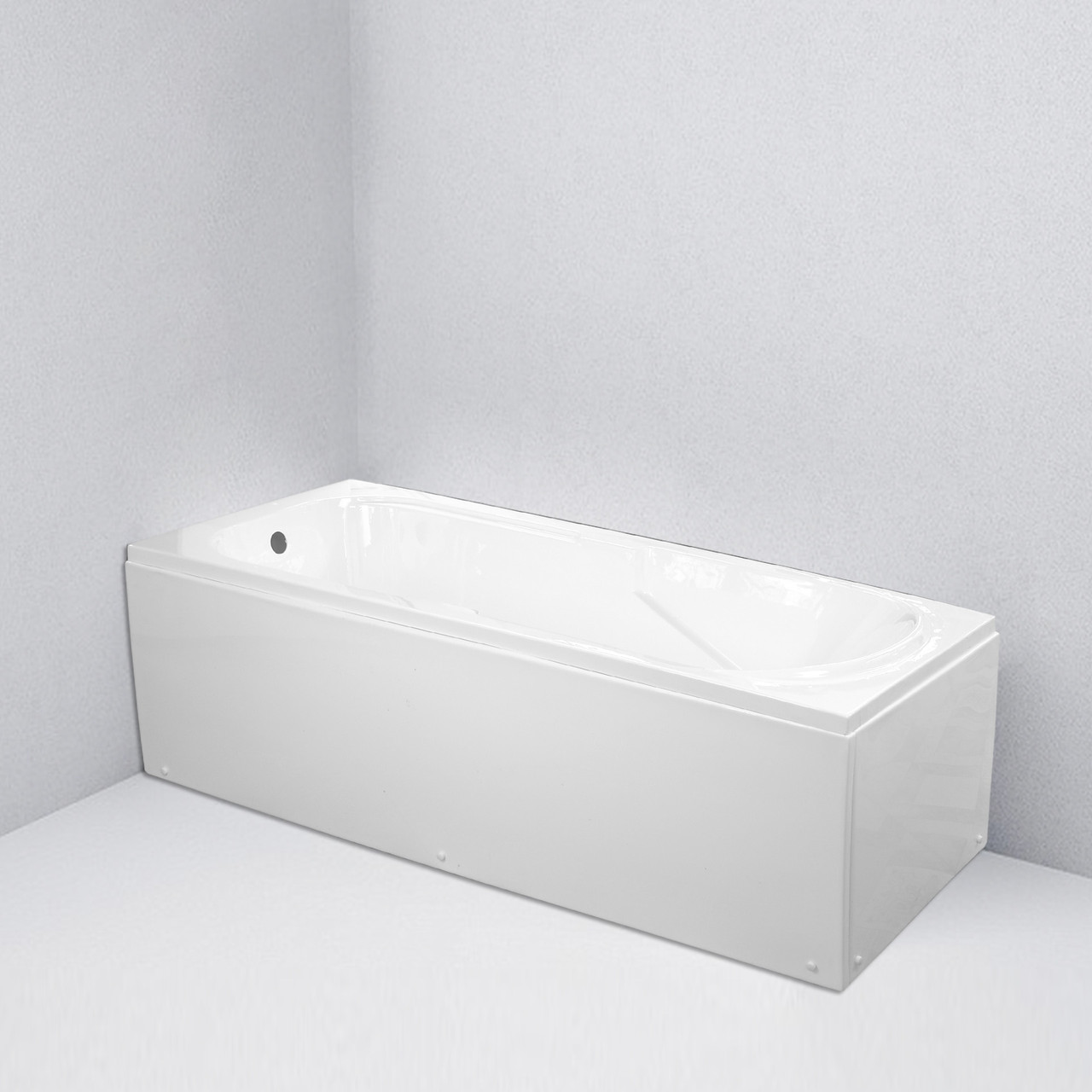Акриловая ванна прямая 1700x700x520 мм. GL013A170 - фото 2 - id-p109008727