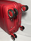 Маленький пластиковый дорожный чемодан на 4-х колёсах Fashion (высота 53 см, ширина 34 см, глубина 21 см), фото 6