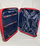 Маленький пластиковый дорожный чемодан на 4-х колёсах Fashion (высота 53 см, ширина 34 см, глубина 21 см), фото 7