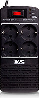 Стабилизатор напряжения SVC AVR-600-L, 600VA/300W LED, 4 вых