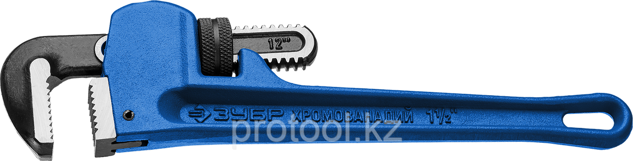 ЗУБР СТИЛЛСОН, 1.5", трубный разводной ключ