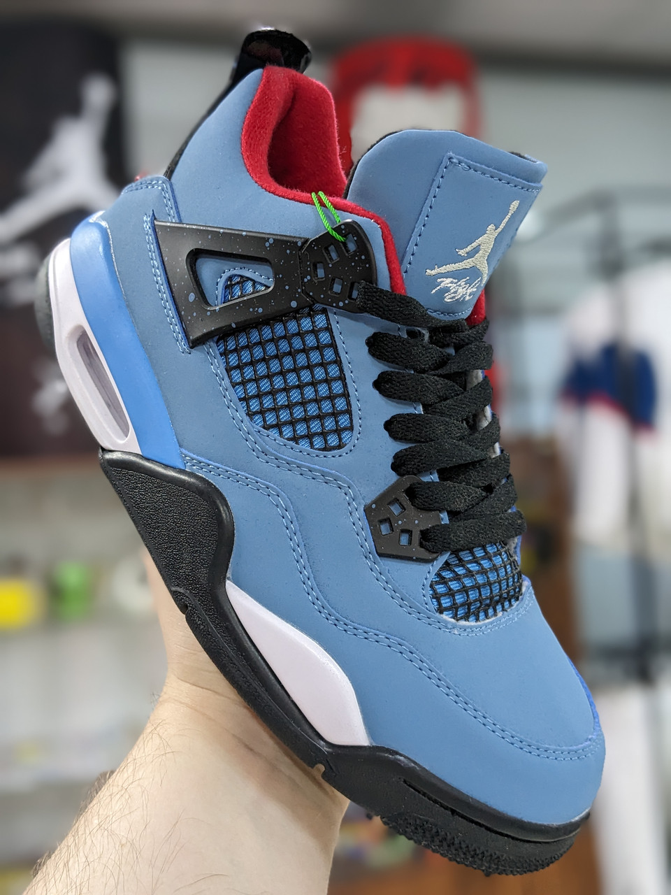 Кроссовки Nike Air Jordan 4 Travis Scott - фото 2 - id-p109357271