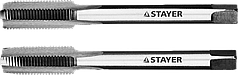 STAYER M10х1, комплект метчиков, 2 шт