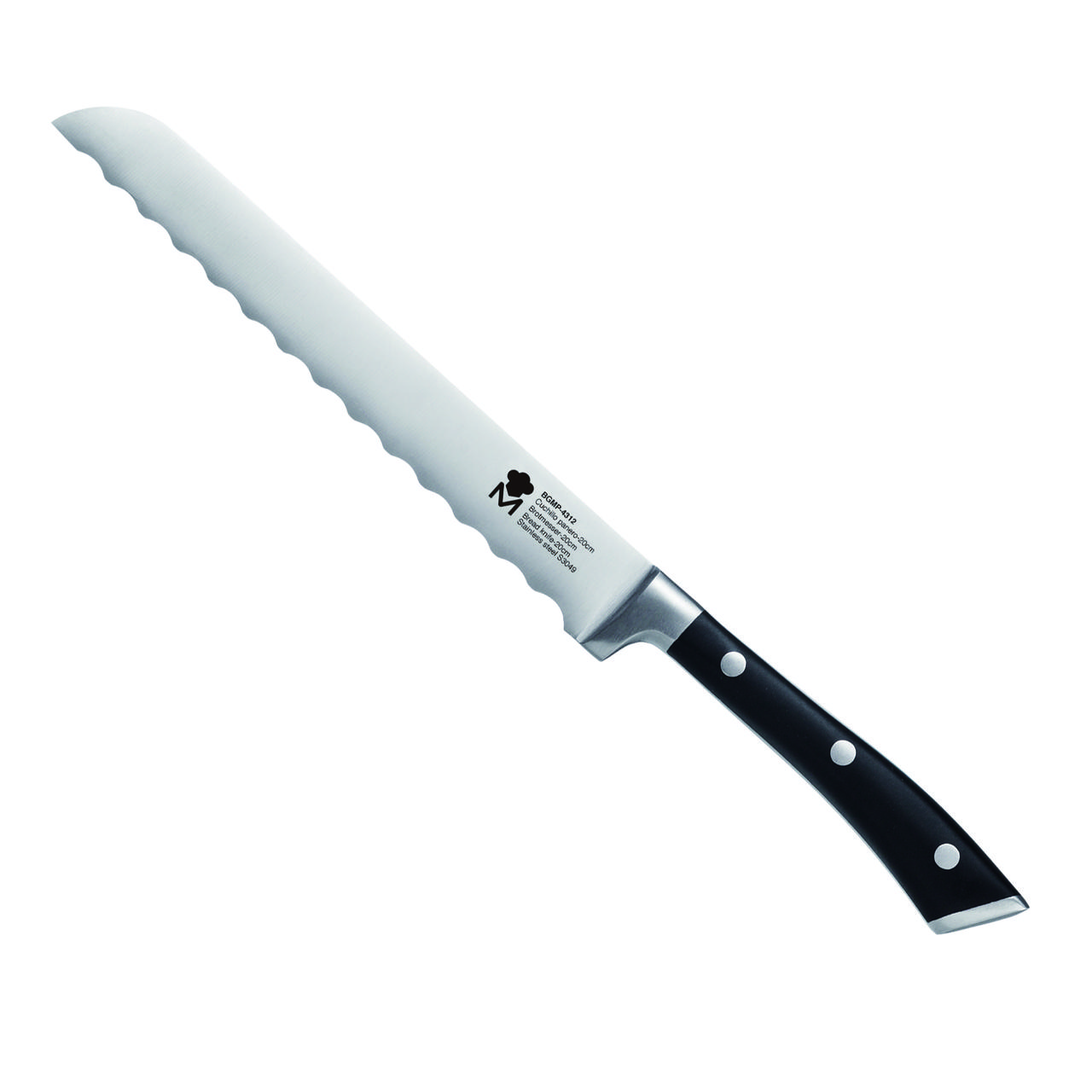 Нож хлебный Masterpro Foodies MP BGMP-4312 20 cm - фото 1 - id-p109365452