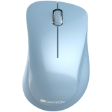 CANYON MW-11, 2.4 GHz Wireless mouse ,with 3 buttons, DPI 1200, Battery:AAA*2pcs ,Blue67*109*38mm 0.063kg - фото 1 - id-p109367919