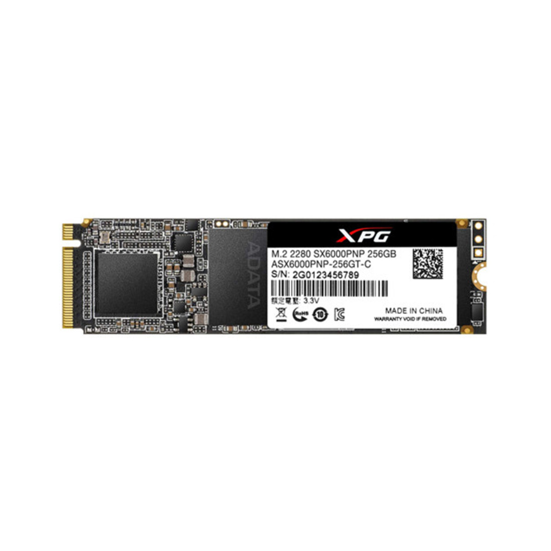 Твердотельный накопитель SSD ADATA XPG SX6000PNP 256GB M.2 - фото 1 - id-p109363940