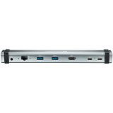 CANYON DS-6, Multiport Docking Station with 7 ports: 2*Type C+1*HDMI+2*USB3.0+1*RJ45+1*audio 3.5mm, Input