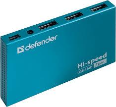Разветвитель Defender Septima Slim USB2.0, 7портов HUB - фото 1 - id-p109365621