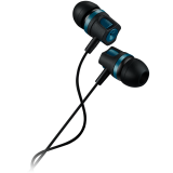 CANYON EP-3, Stereo earphones with microphone, Green, cable length 1.2m, 21.5*12mm, 0.011kg - фото 1 - id-p109367779