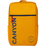 CANYON CSZ-02, cabin size backpack for 15.6'' laptop ,polyester ,yellow - фото 1 - id-p109367882