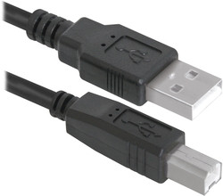 Кабель Defender USB04-17 USB2.0 AM-BM, 5.0м (ДЛЯ ПРИНТЕРА) - фото 1 - id-p109364769