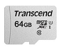 Карта памяти MicroSD 64GB Class 10 U1 Transcend TS64GUSD300S