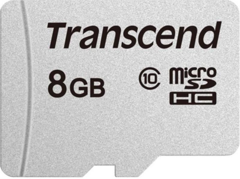 Карта памяти MicroSD 8GB Class 10 Transcend TS8GUSD300S - фото 1 - id-p109364912