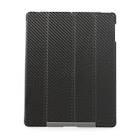 Wake Up Folio Carbon Texture (C-IP3F-CTWU-KK) футляр для iPad 2, iPad 3 и iPad 4 + стилус (чёрный) - фото 1 - id-p109367065