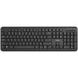 CANYON HKB-W20, Wireless keyboard with Silent switches ,105 keys,black,Size 442*142*17.5mm,460g,RU layout