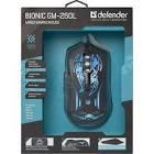 Мышь проводная игровая оптическая Defender Bionic GM-250L (черный),USB, 6 кн. + колесо, + КОВРИК!