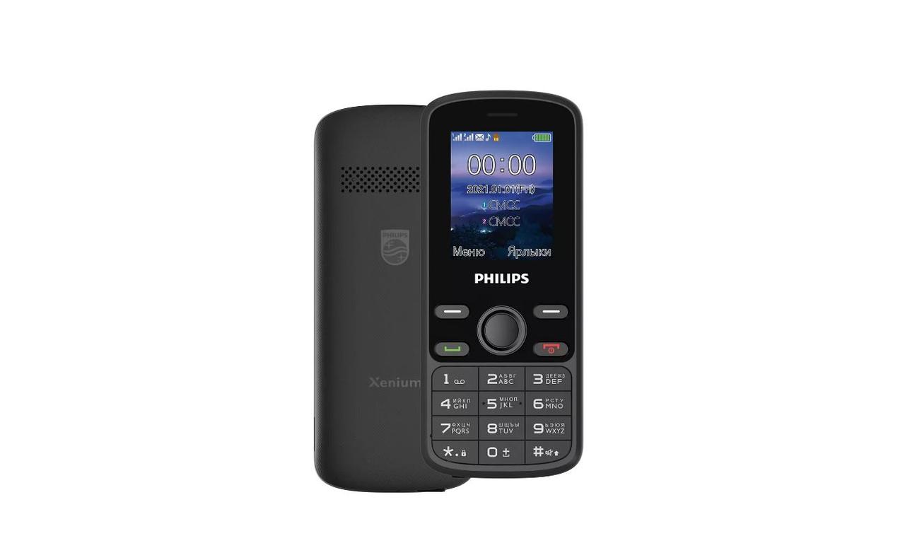 Мобильный телефон Philips Xenium E111 черный - фото 1 - id-p109365136