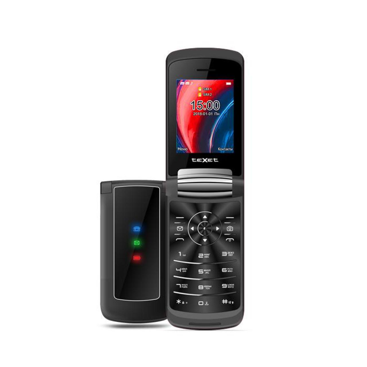 Мобильный телефон Texet TM-317 черный - фото 1 - id-p109365158
