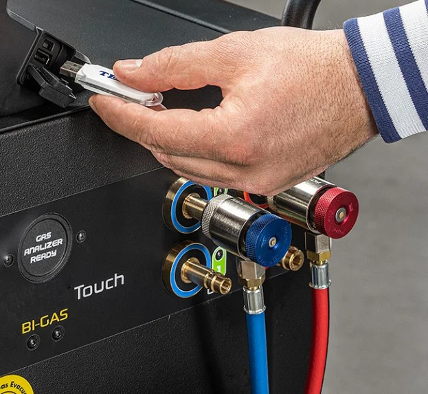 TEXA KONFORT 712 TOUCH для R1234yf подключение