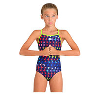 Купальник детский спортивный Arena Carnival green multi 6-15 лет