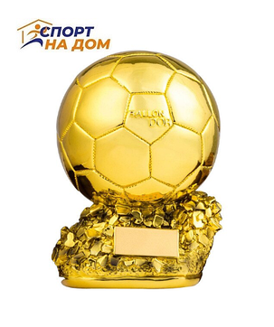Футбольный трофей "Золотой мяч" (высота 20 см), фото 2