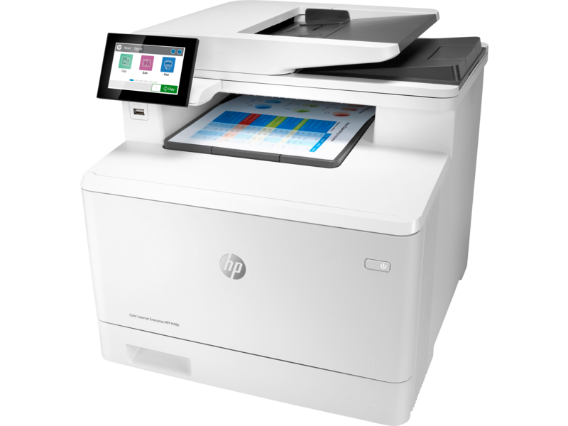 HP 3QA55A многофункциональный аппарат лазерный цветной Color LaserJet Ent M480f: сканер, принтер, копир, факс - фото 2 - id-p109368893