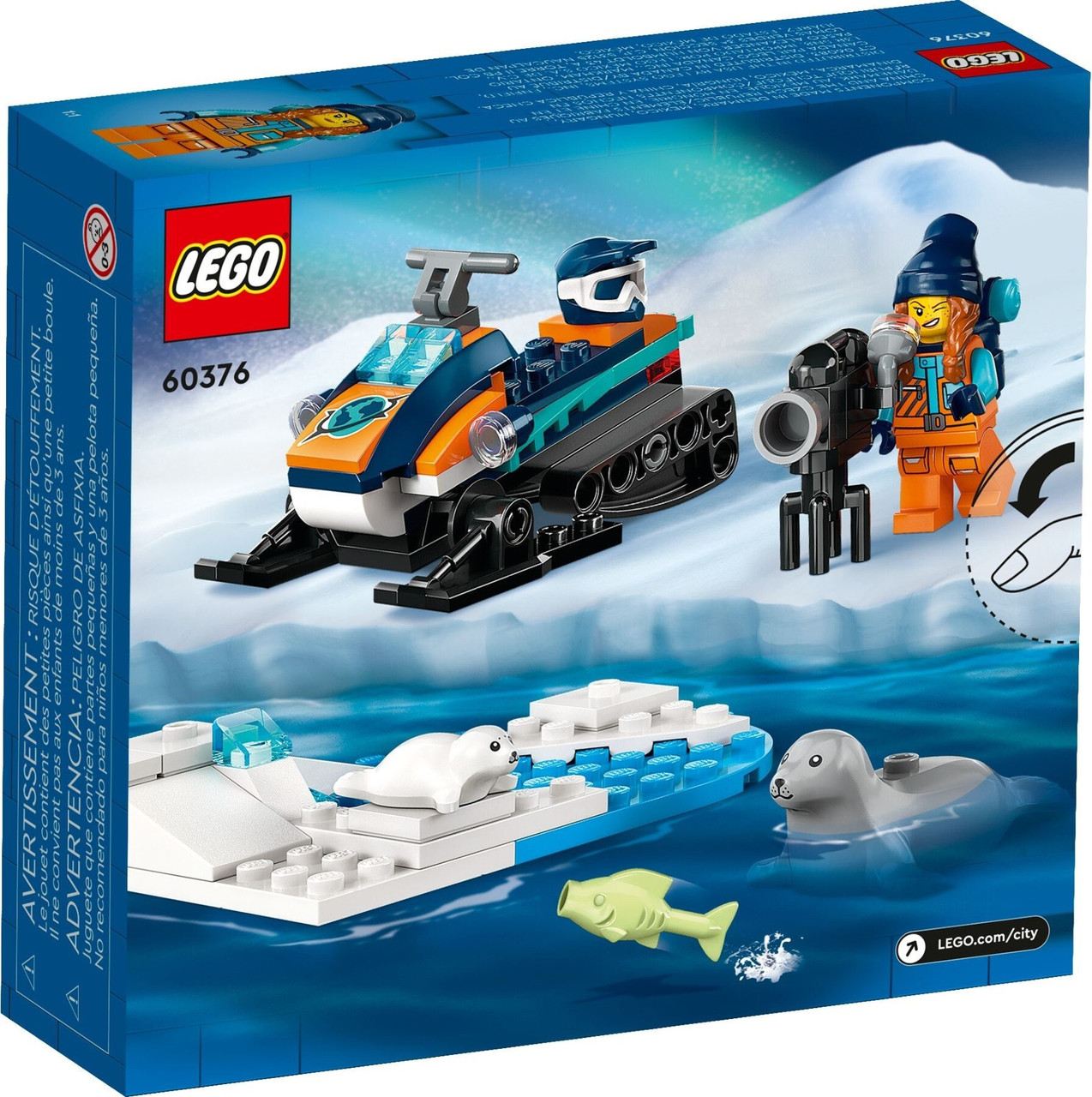 Lego Город Арктический снегоход