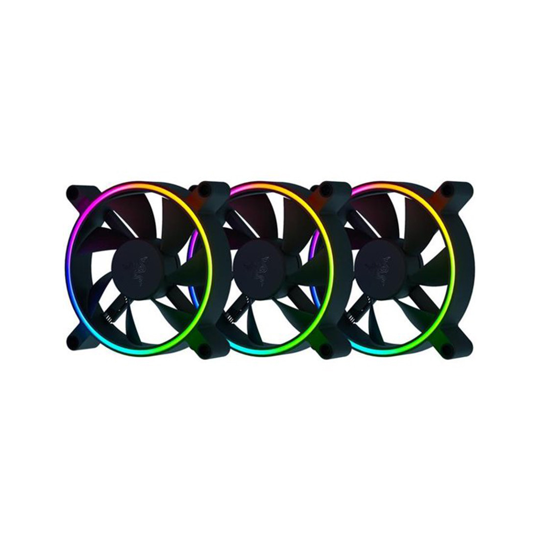 Кулер для компьютерного корпуса Razer Kunai Chroma 120MM 3 Fan RC21-01810100-R3M1 - фото 1 - id-p109370717