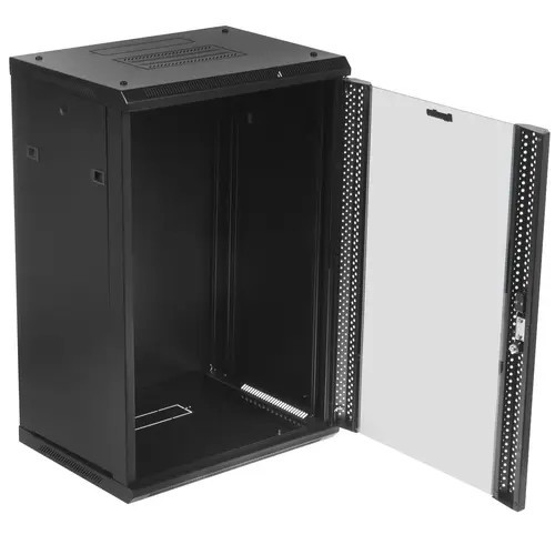 Hyperline TWB-1866-GP-RAL9004 серверный шкаф (TWB-1866-GP-RAL9004) - фото 3 - id-p109371941