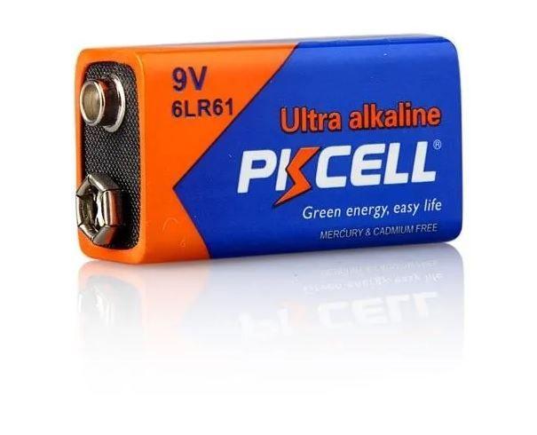 Батарейка PKCELL Крона 6LR61 9V  Алкалиновая Ultra Alcaline