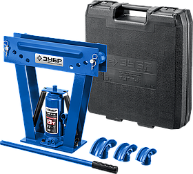 ЗУБР ТВГ-8-K 1/2-1" 8т трубогиб гидравлический вертикальный ручной в кейсе, Профессионал