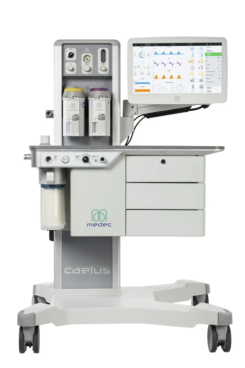 Аппарат ИВЛ для анестезии - Medec Caelus - фото 2 - id-p109377160