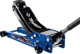 ЗУБР X85 2.5т, 75-515мм подкатной домкрат гидравлический универсальный для СТО, Профессионал