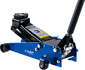 ЗУБР X80 3т, 130-465мм подкатной домкрат с быстрым подъемом для СТО, Профессионал