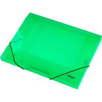 Папка-бокс для бумаг на эластичных резинках А4, ПП, 0,60 мм, зеленый, Centrum