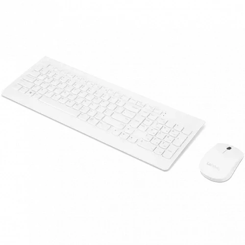 Клавиатура и мышь Lenovo 510 Wireless Combo Keyboard & Mouse White GX31F38001 - фото 1 - id-p109370624