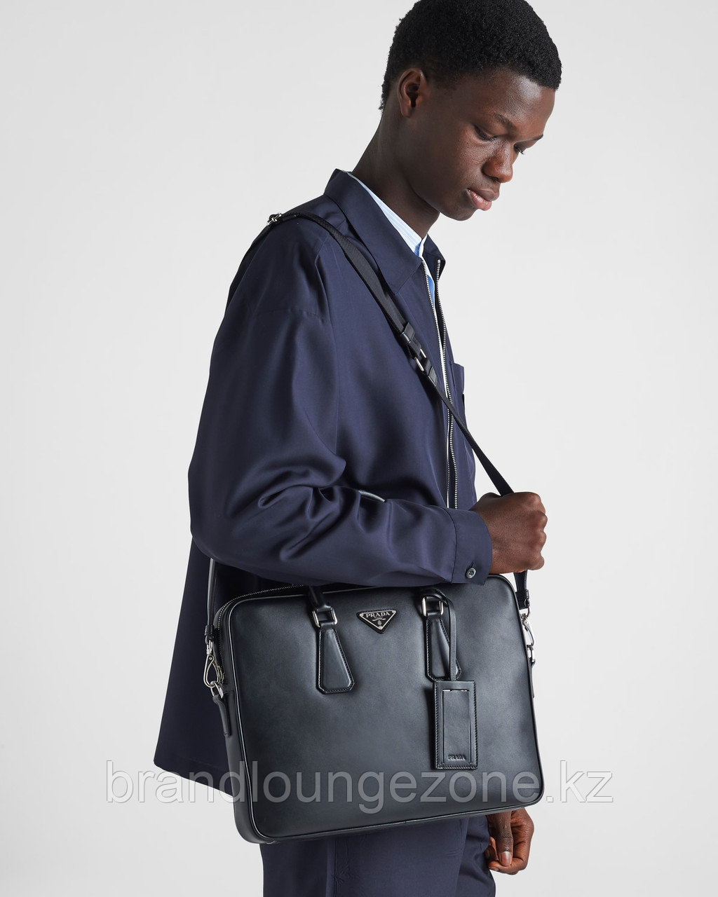 Деловой портфель для мужчин из мягкой натуральной кожи и именной меткой - фото 8 - id-p109378095