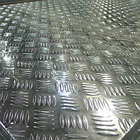 Алюминиевый рифленый лист 1,2x1500x3000 мм АМг2Н2Р