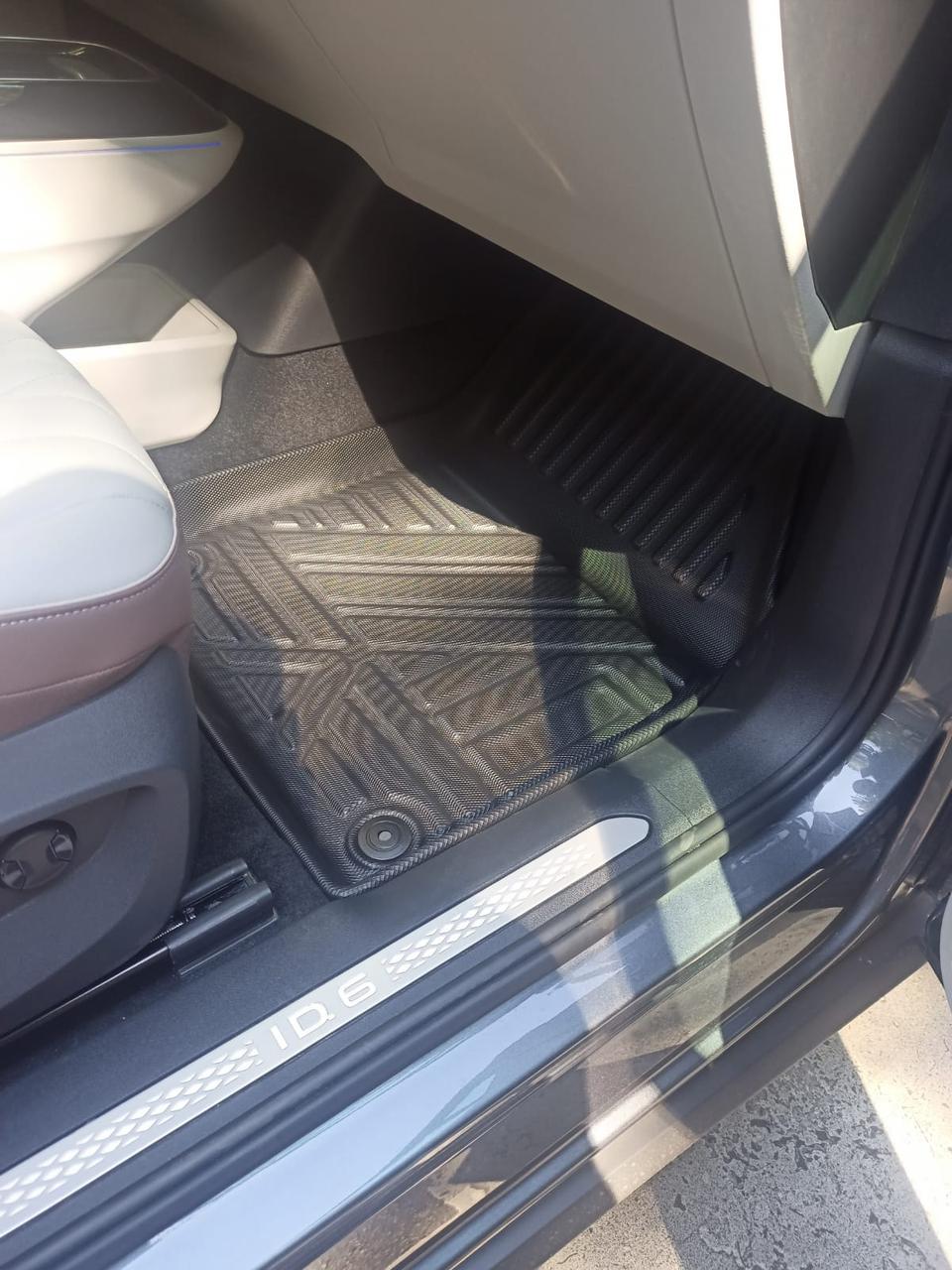Комплект ковриков для Volkswagen ID.6, салон + багажник - фото 6 - id-p109337311