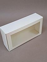 Коробка с окном 19,5×10,5×5,5см белая