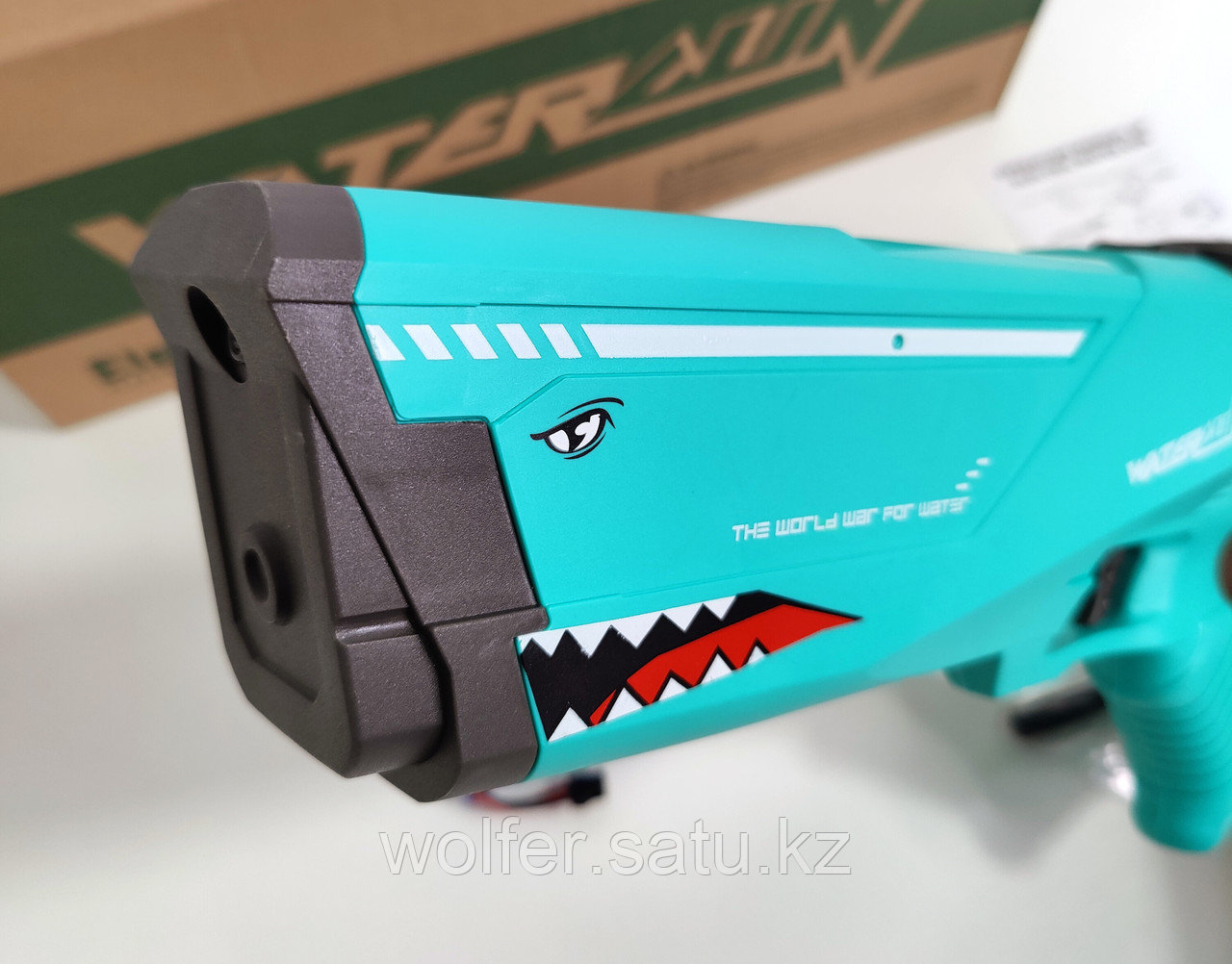 Электрический водяной бластер "Crazy Shark" T-01 с батареей 1500 mah! - фото 2 - id-p109378529