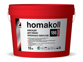 Клей-фиксация Homakoll 186 Prof  для гибких напольных покрытий