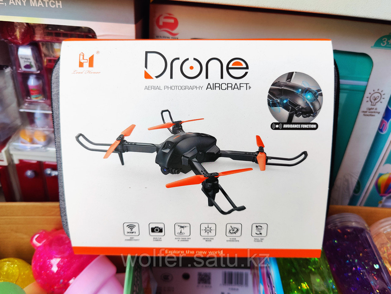 "Drone Aeiral" с камерой. Радиоуправляемый Wi-Fi Дрон - Квадрокоптер с приложением - фото 3 - id-p109378849
