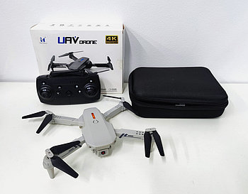 "Drone UAV 4К" с 2мя камерами. Радиоуправляемый Wi-Fi Дрон - Квадрокоптер с приложением