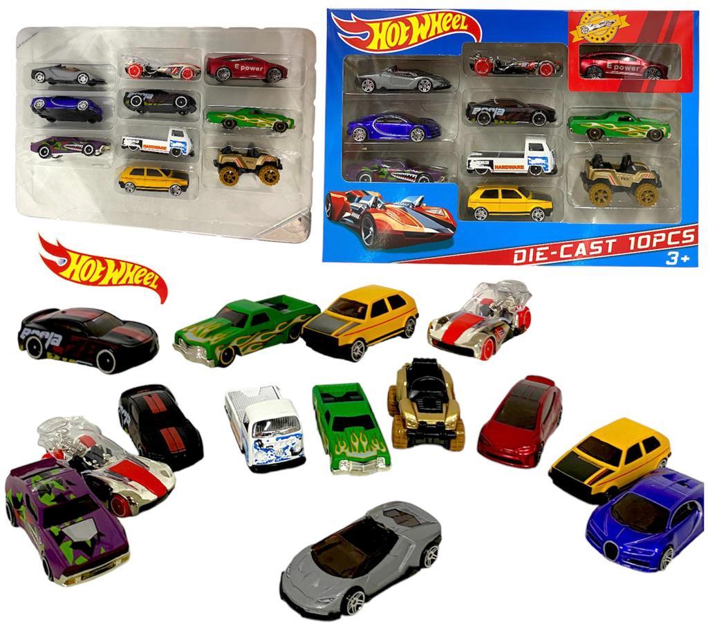 698-10 HoL Wheils Die cast 10 pcs 10 машин 28*19 см