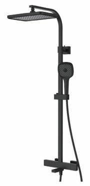 Душевая система с термостатом Gappo черный G2491-56