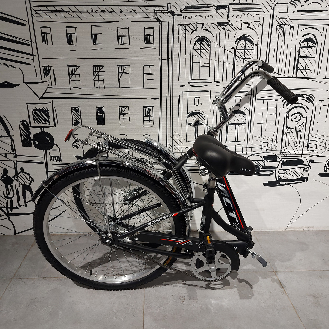 Складной городской велосипед "Аист". Дорожный. Колеса 24". - фото 8 - id-p109380101