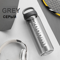 Бутылка спортивная большая Grey (2 литра), фото 3