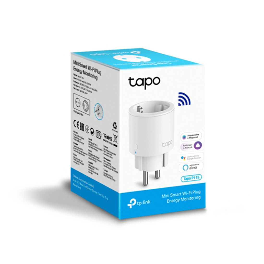 Умная мини Wi-Fi розетка TP-Link Tapo P115 - фото 3 - id-p109381048